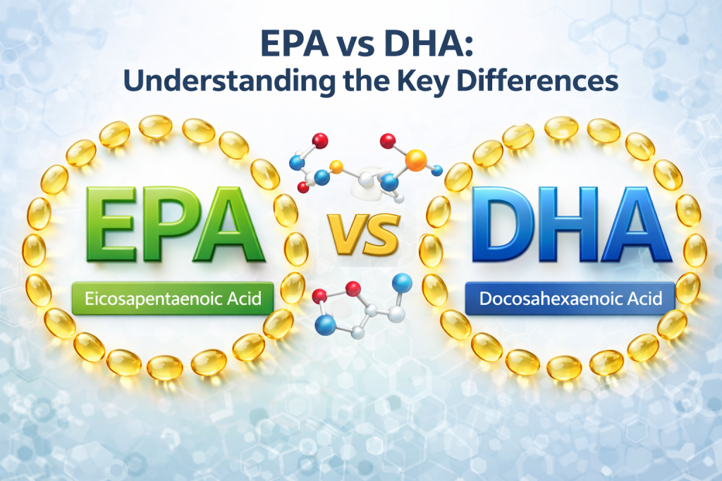 EPA and DHA key differences